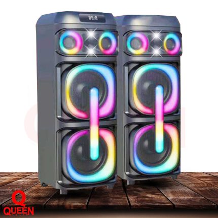 باند اسپیکر 4 ووفر 12 اینچ چراغدار مدل HT-D4100